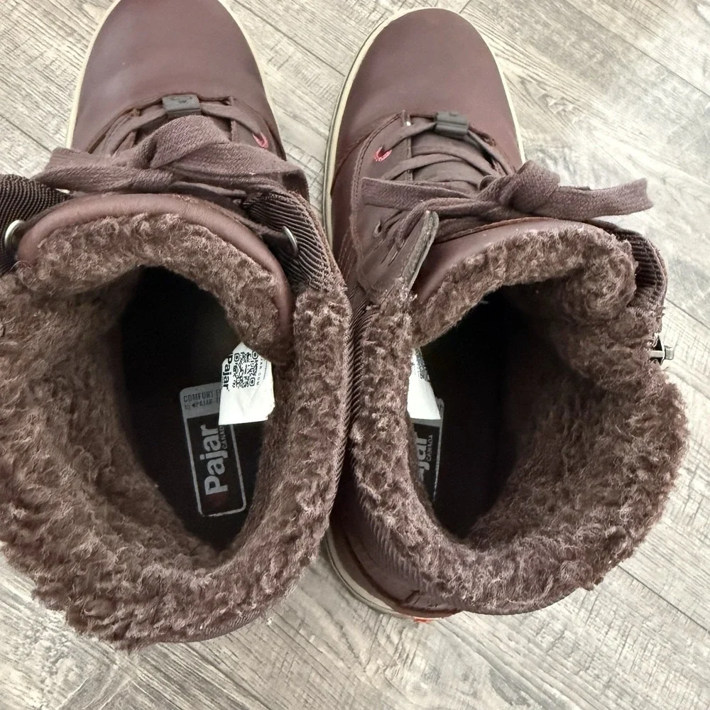 Pajar Canada 1963 Waterproof Insulated Winter Boots Men's Size 13 Brown Leather